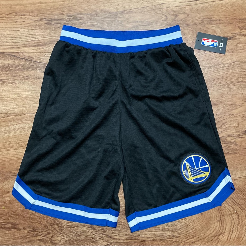 Golden State Warriors NBA Black Mesh Shorts Men’s Size Small Steph Curry